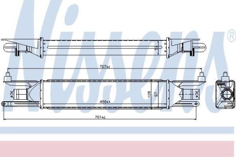 ІнтеркулерGR.PUNTO 05-1,3JTD.. NISSENS 96500