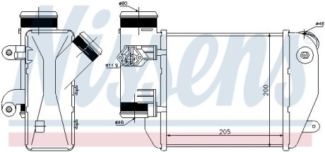 Інтеркулер NISSENS 96576