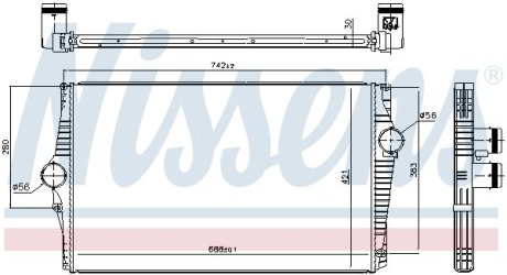 Интеркулер NISSENS 96601