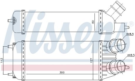 Интеркулер NISSENS 96613