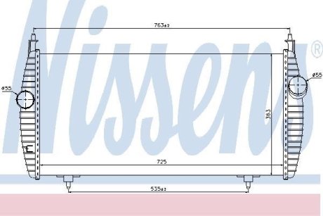 Інтеркулер NISSENS 96617 (фото 1)