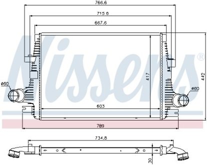 Интеркулер NISSENS 96644