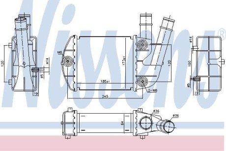 Интеркулер NISSENS 96673