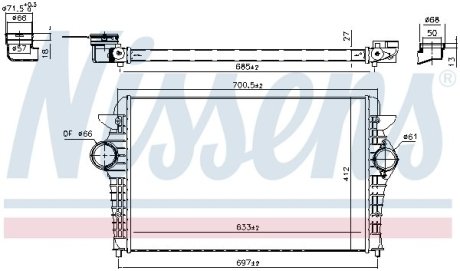 Интеркулер NISSENS 96692