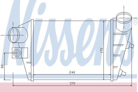 Интеркулер NISSENS 96698 (фото 1)