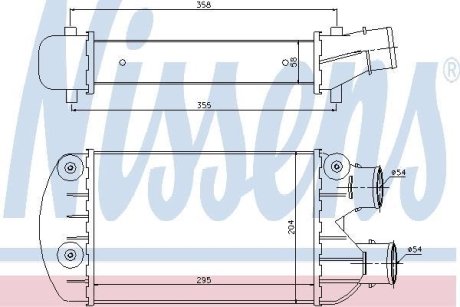 Интеркулер NISSENS 96701