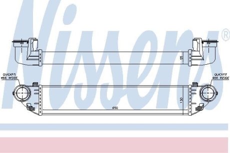 Интеркулер NISSENS 96714 (фото 1)