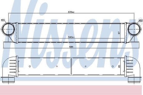Интеркулер NISSENS 96726 (фото 1)