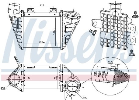 Интеркулер NISSENS 96795