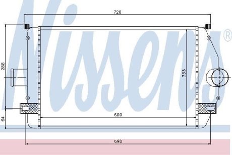 Интеркулер NISSENS 96866