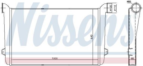 Інтеркулер NISSENS 97078