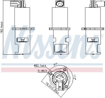 Клапан EGR NISSENS 98172