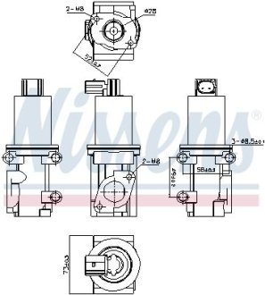 Клапан зворотній ALFA ROMEO FIAT LANCIA NISSENS 98185