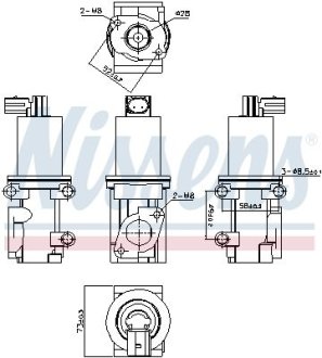 Клапан зворотній FIAT OPEL SAAB NISSENS 98193