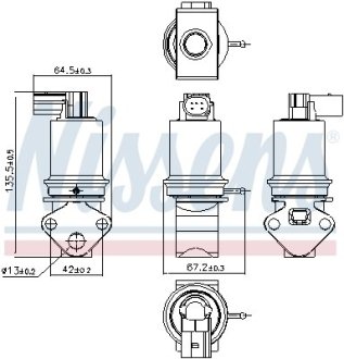 Клапан зворотній SKODA SEAT VW NISSENS 98202