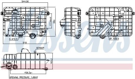 Автозапчасть NISSENS 996038