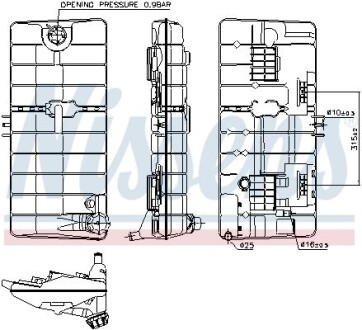 Автозапчасть NISSENS 996044