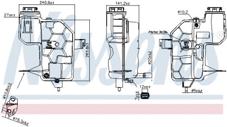 Расширительный бачок NISSENS 996242