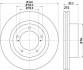 Диск тормозной передний Lexus LX 570/ Toyota Land Cruiser 200 4.5, 4.6, 4.7 (07-) NISSHINBO ND1051K (фото 1)