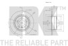 Диск гальмівний задній BMW 1 (F20), 1 (F21), 2 (F22, F87), 2 (F23) 1.5-2.0D 11.10- NK 2015102 (фото 3)