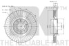 Диск гальмівний передній Audi A4 B5, A4 B6, A4 B7, A4 B8, A6 C5, ALLROAD C5 SEAT EXEO, EXEO ST 1.8-4.2 04.95-12.15 NK 2047107 (фото 3)
