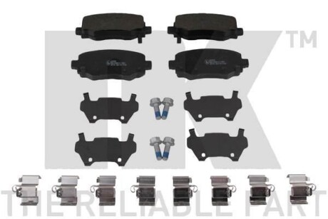 Гальмівні дискові колодки, комплект NK 229336