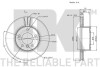 Диск гальмівний невентильований NK 311566 (фото 3)