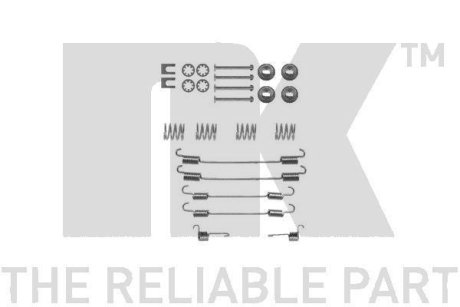 Комплектующие, тормозная колодка NK 7919747