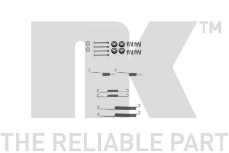 Комплектующие, тормозная колодка NK 7919754