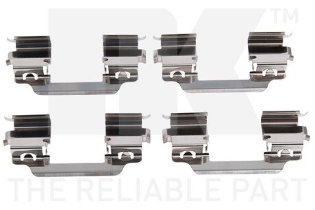 Комплект приладдя, накладка дискового гальма NK 7933649