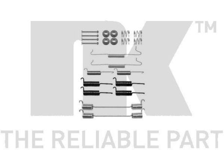 Комплектующие, тормозная колодка NK 7947648