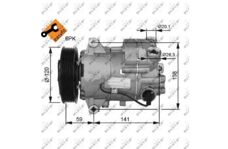 Компрессор, кондиционер NRF 32487G