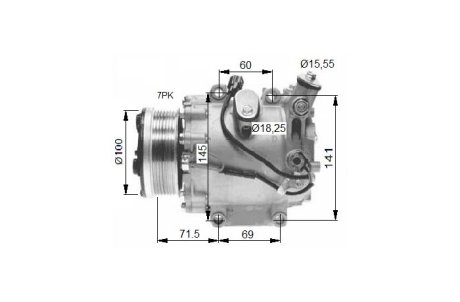 Компресор кондиціонера NRF 32491