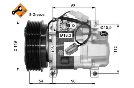 Компрессор, кондиционер NRF 32688G