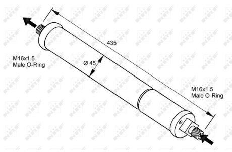 Осушитель, кондиционер NRF 33097