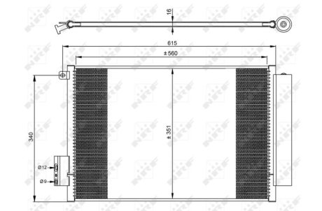 Конденсатор, кондиционер NRF 350065