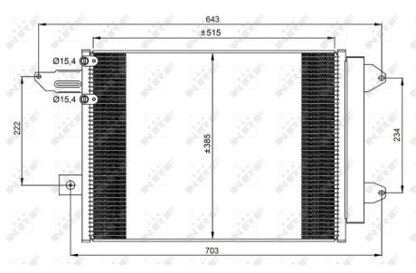 Конденсатор, кондиционер NRF 350070