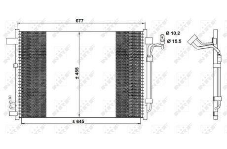 Конденсатор, кондиционер NRF 350094