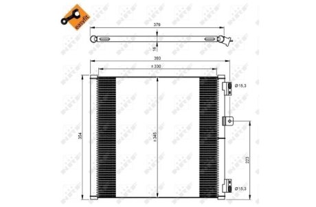 Конденсатор, кондиционер NRF 350204