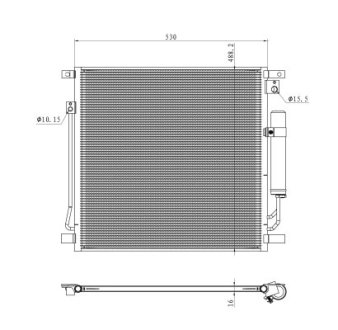 SKRAPLACZ KLIMATYZACJI MITSUBISHI L200 15- NRF 350502