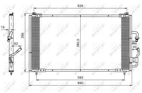 Конденсатор, кондиционер NRF 35153