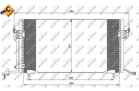 Конденсатор, кондиционер NRF 35260