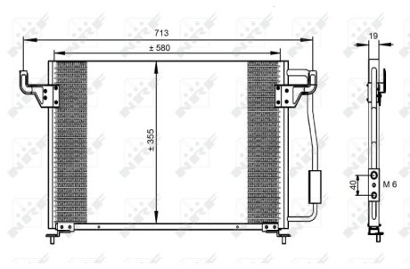 Конденсатор, кондиционер NRF 35261