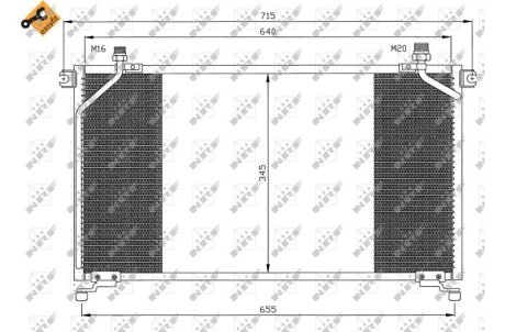 Конденсатор, кондиционер NRF 35373