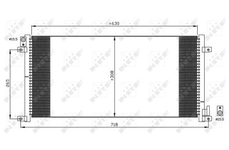 Конденсатор, кондиционер NRF 35491