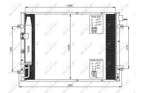 Конденсатор, кондиционер NRF 35515