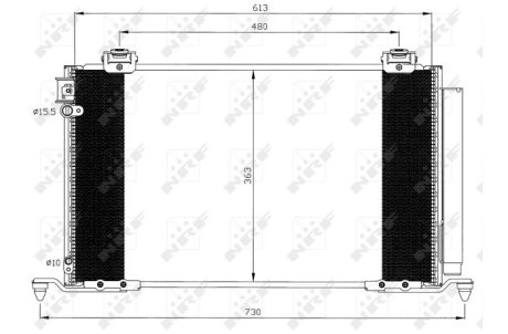 Конденсатор, кондиционер NRF 35595