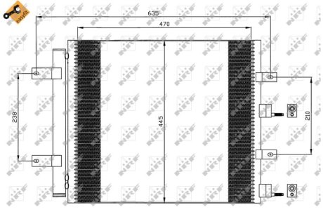 Конденсатор, кондиционер NRF 35604