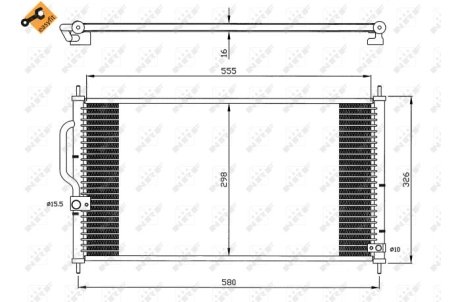 Конденсатор, кондиционер NRF 35627