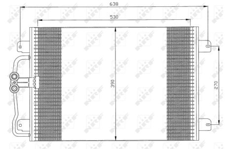 Конденсатор, кондиционер NRF 35832